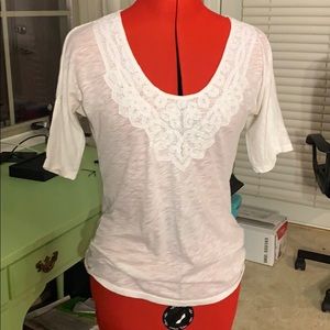 J Crew white t shirt